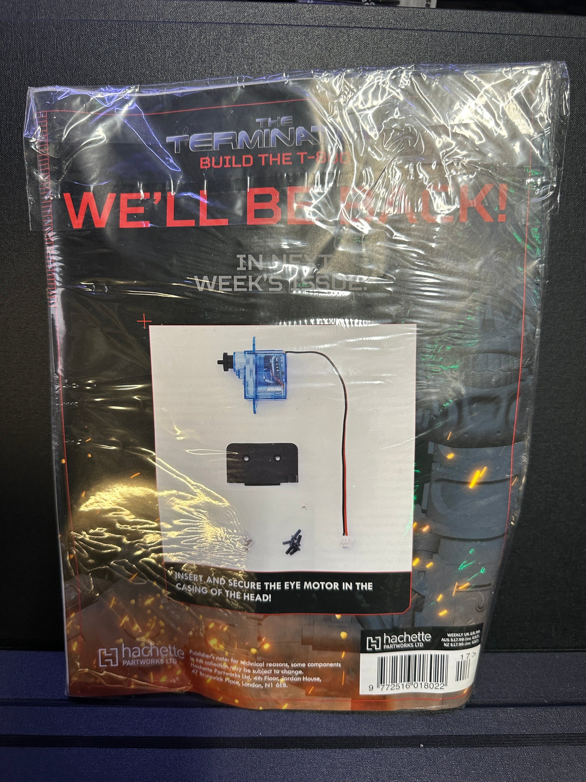 The Terminator: Build the T-800 Kit Magazine #17 and Parts | Hachette Partworks Captain Comics and Collectables Pty Ltd