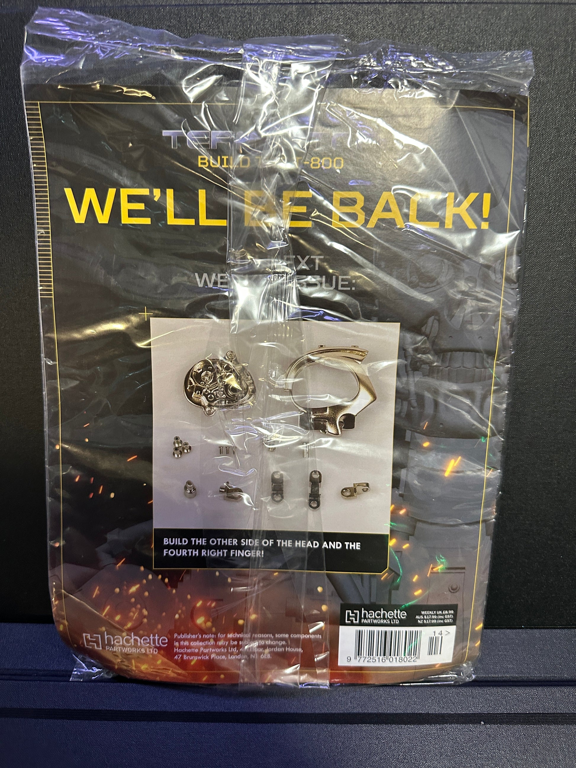 The Terminator: Build the T-800 Kit Magazine #14 and Parts | Hachette Partworks Captain Comics and Collectables Pty Ltd