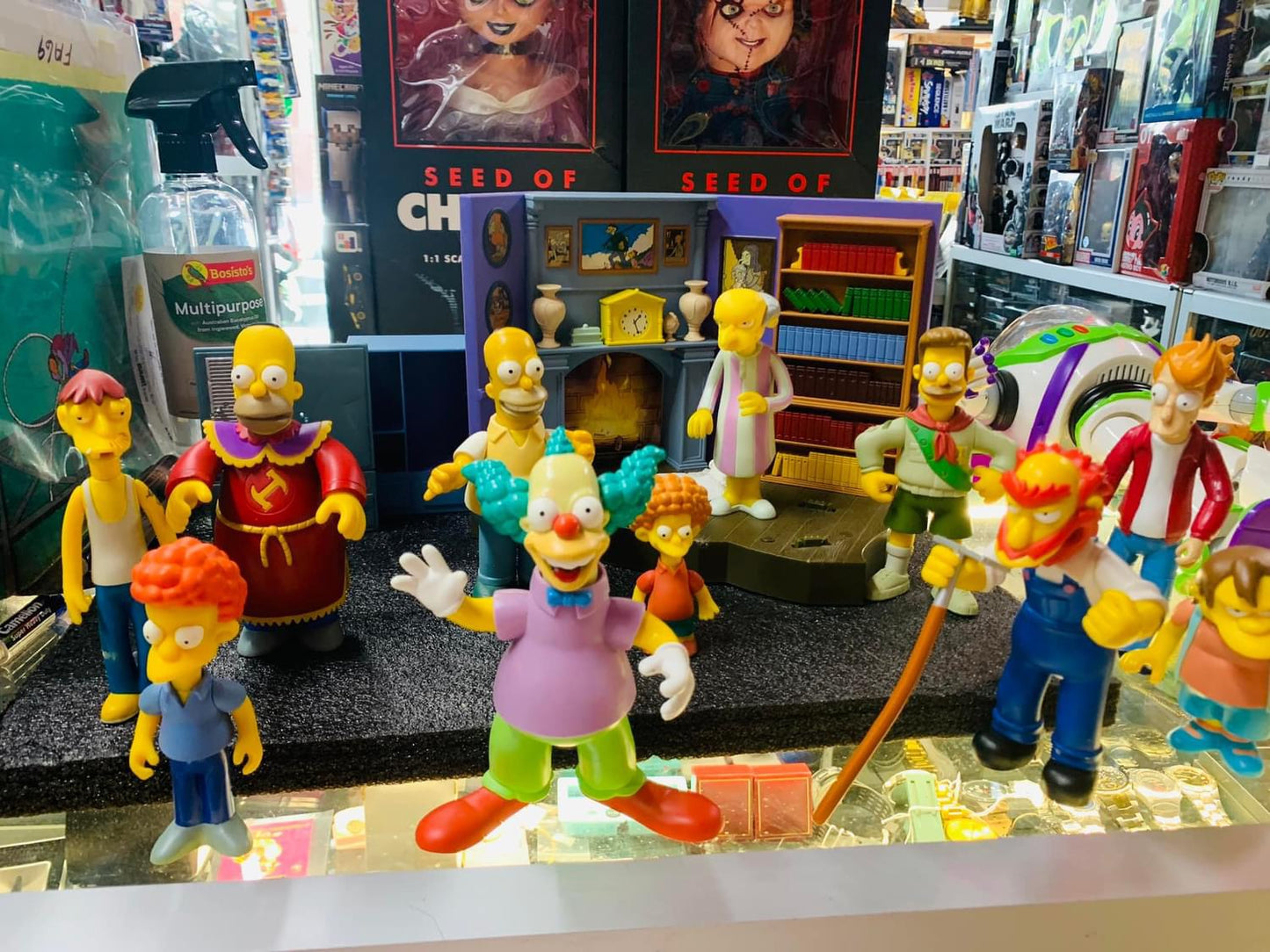 SET OF SIMPSON'S FIGURINE'S VOICE ACTIVATED