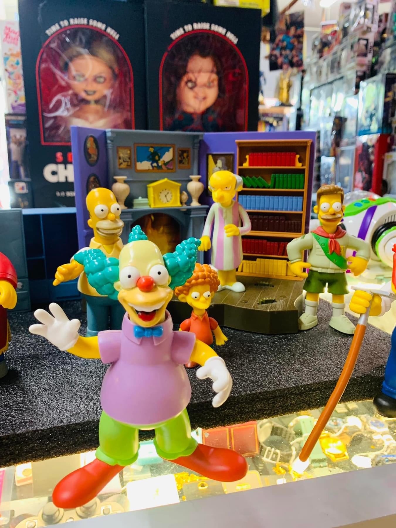 SET OF SIMPSON'S FIGURINE'S VOICE ACTIVATED