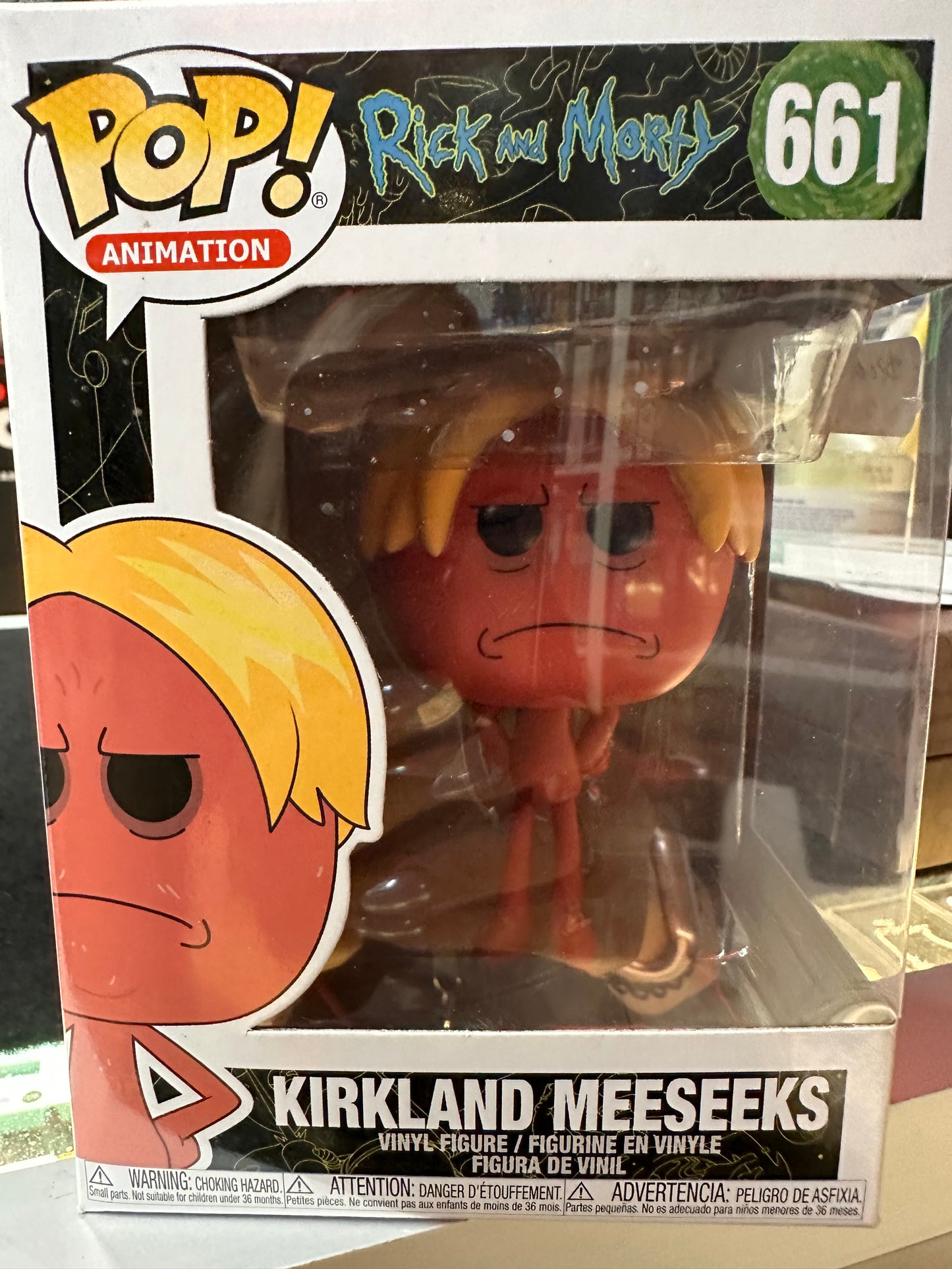 FUNKO RICK & MORTY KIRKLAND MEESEEKS #661