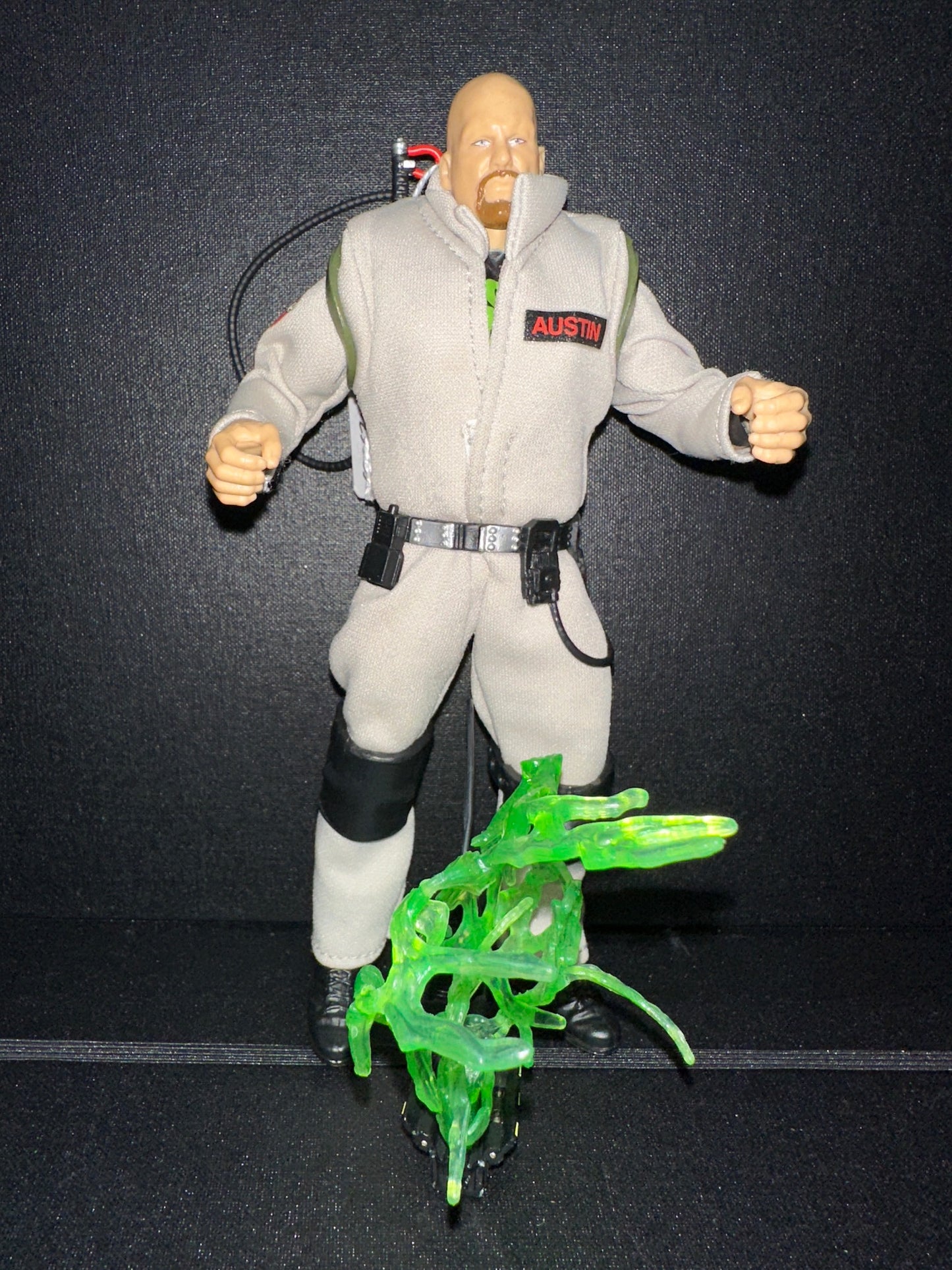 WWE Stone Cold Steve Austin Ghostbusters  Wrestling Action Figure (loose)