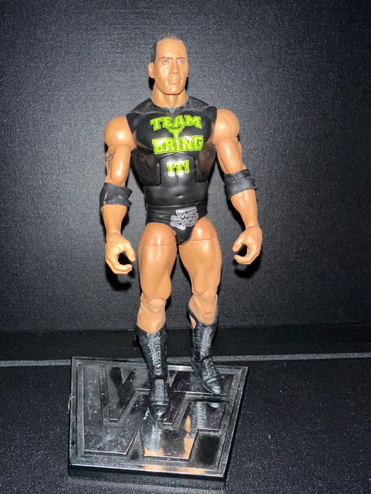 WWE The Rock Dwayne Johnson Ghostbusters Wrestling Action Figure (loose)
