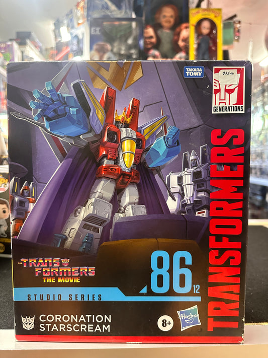 TRANSFORMERS STUDIO SERIES CORONATION STARSCREAM FIGURE