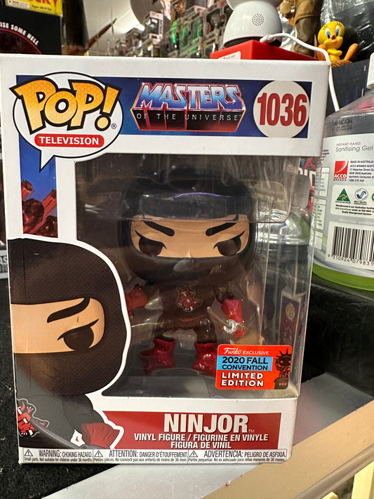 FUNKO POP MASTERS OF THE UNIVERSE NINJOR #1036 LIMITED EDITION
