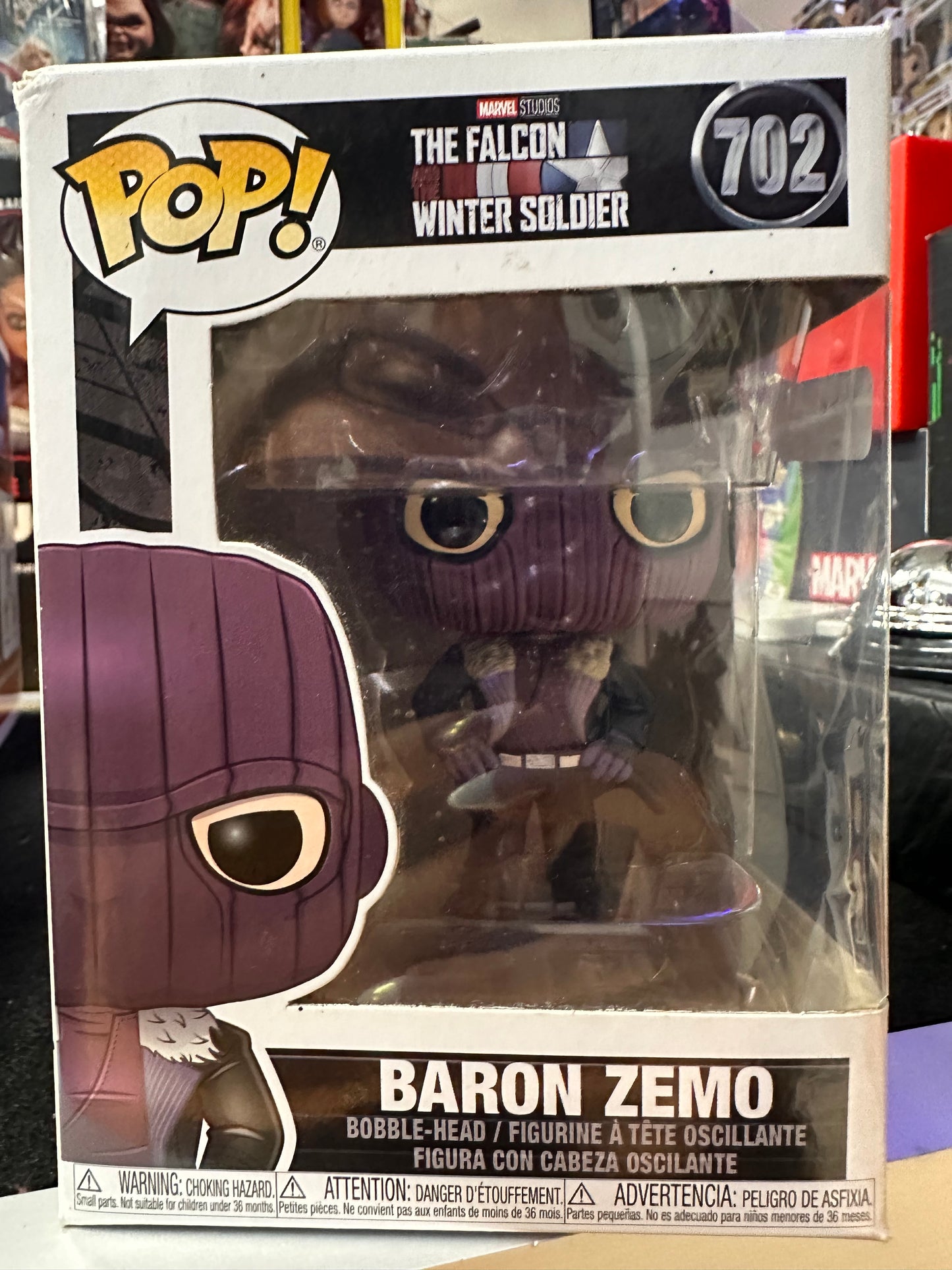 FUNKO POP THE FALCON WINTER SOLDIER BARON ZEMO #702