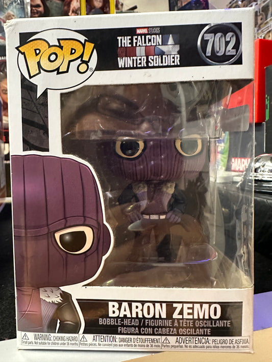 FUNKO POP THE FALCON WINTER SOLDIER BARON ZEMO #702
