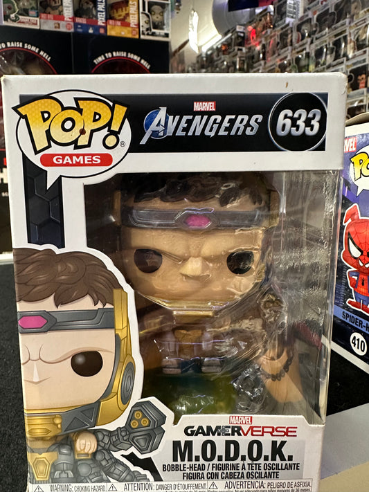 FUNKO POP MARVEL AVENGERS GAMEVERSE M.O.D.O.K #633