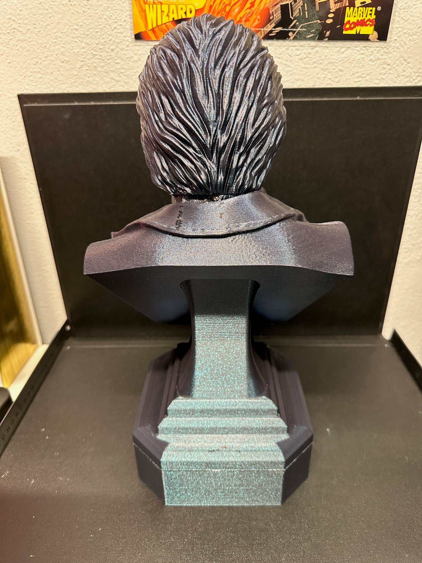 The Godfather Don Vito Corleone Bust Custom Statue - La Mana Nera Black