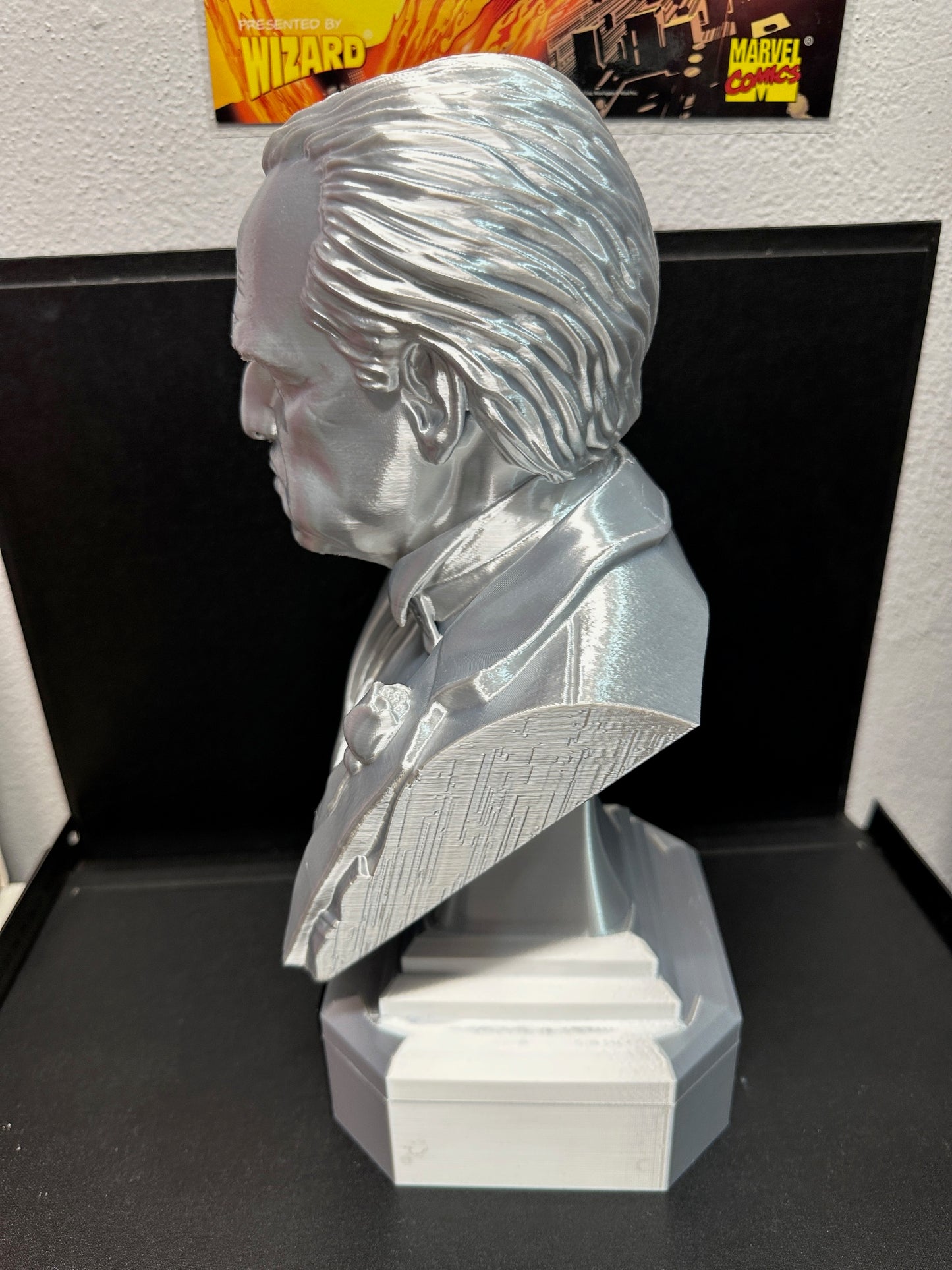 The Godfather Don Vito Corleone Bust Custom Statue - Palermo Platinum