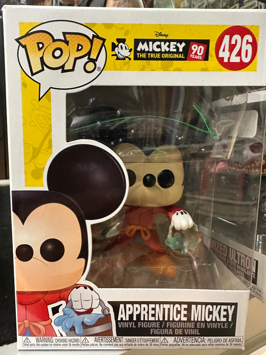 FUNKO POP DISNEY MICKEY THE TRUE ORIGINAL 90 YEARS APPRENTICE MICKEY #426