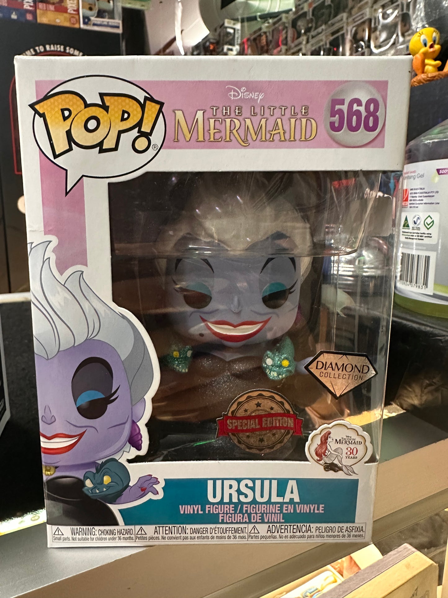 FUNKO POP DISNEY THE LITTLE MERMAID URSULA SPECIAL EDITION #568