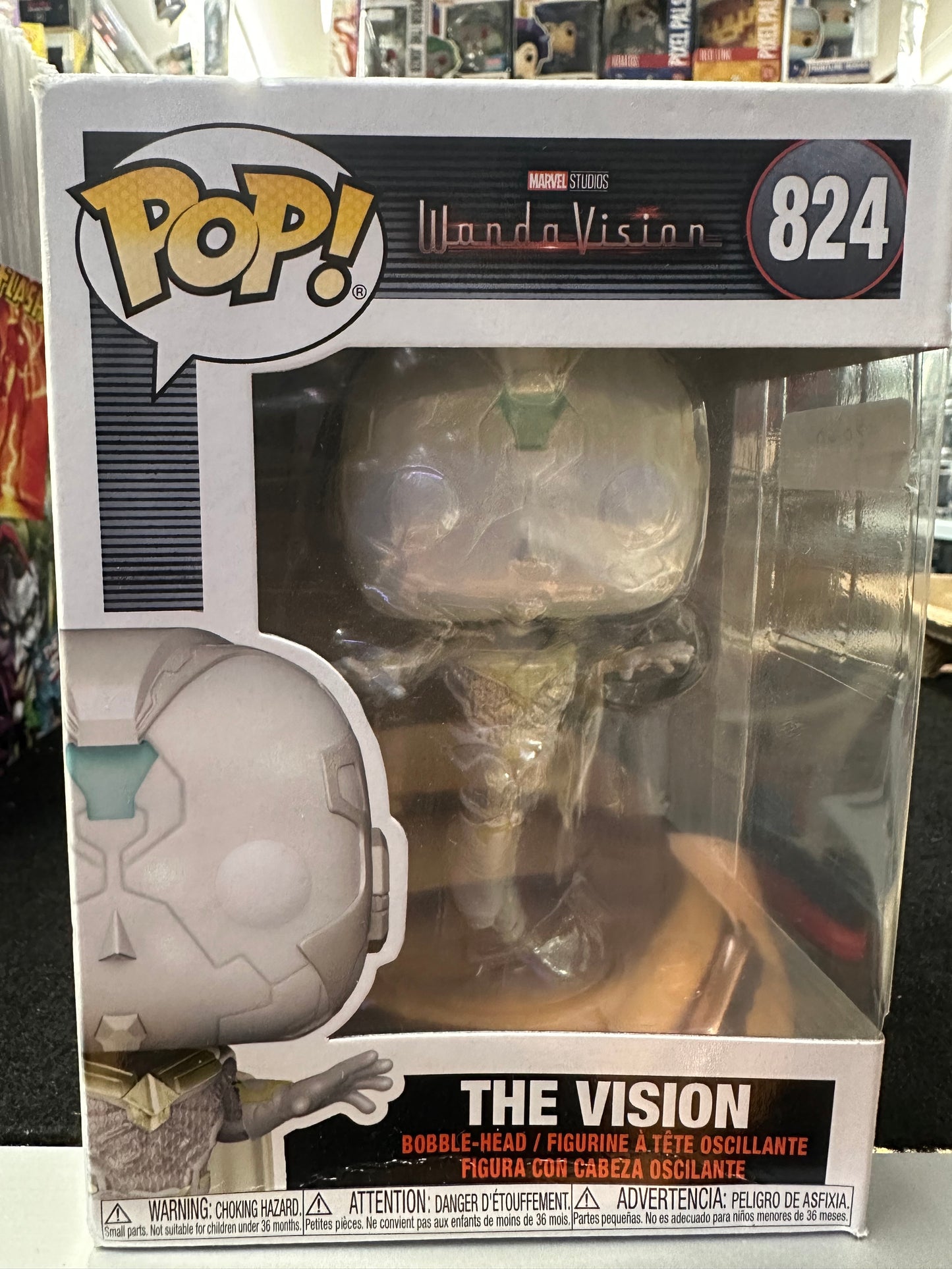 FUNKO POP MARVEL STUDIO WANDA VISION THE VISION #824