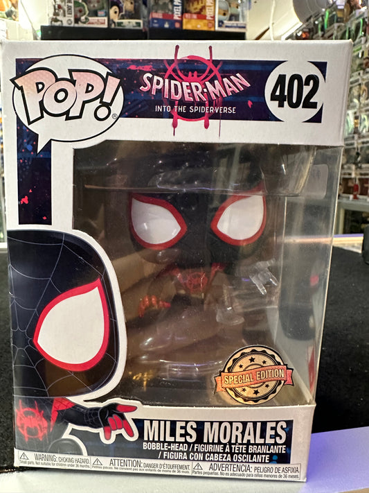 FUNKO POP MARVEL SPIDER-MAN MILES MORALES SPECIAL EDITION #402