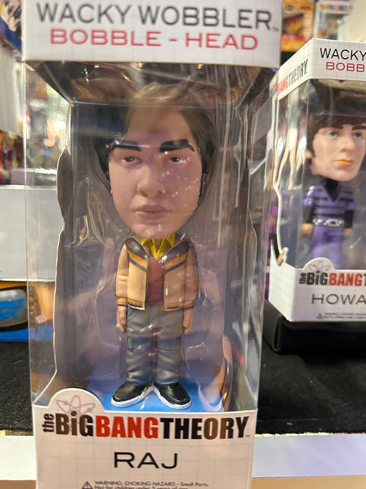 THE BIG BANG THEORY WACKY WOBBLER BOBBLE- HEAD RAJ