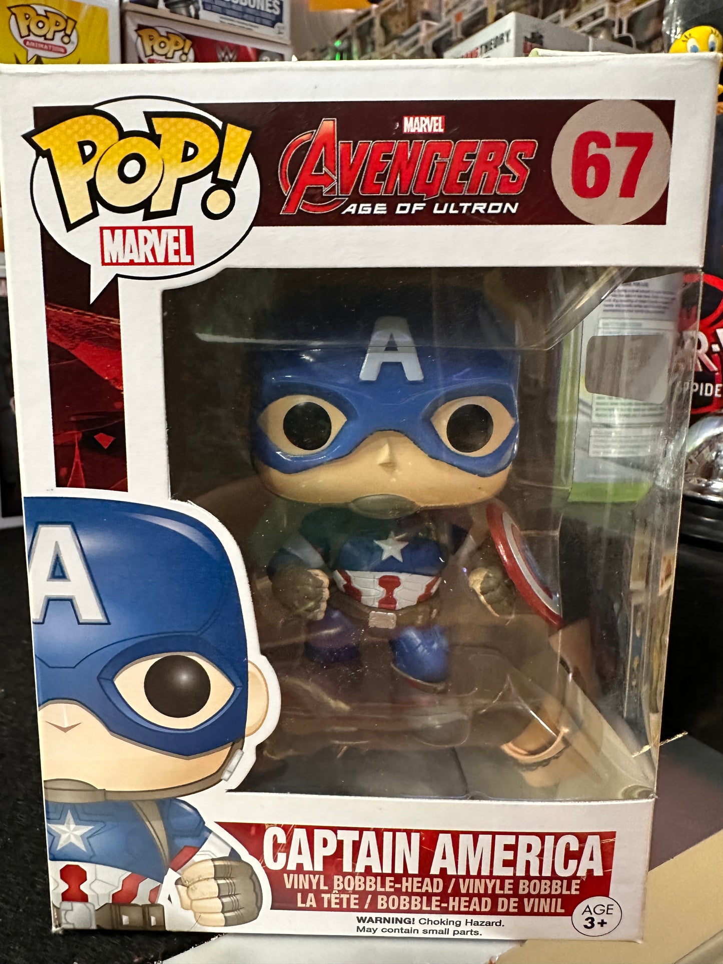 FUNKO POP MARVEL AVENGERS CAPTAIN AMERICA #67