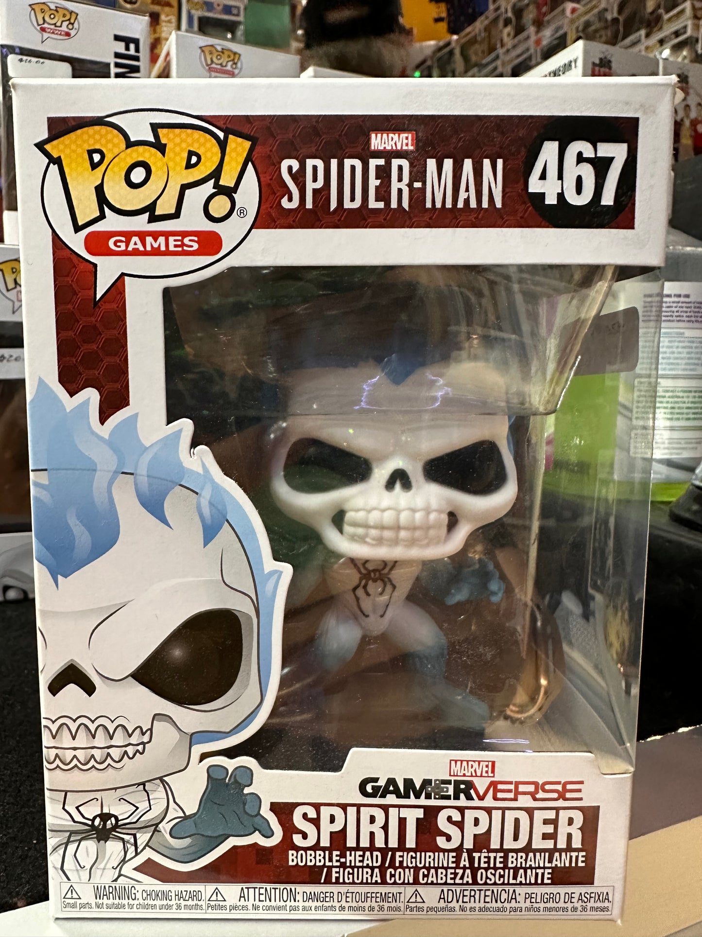 FUNKO POP MARVEL SPIDER-MAN SPIRIT SPIDER #467