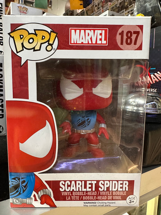FUNKO POP MARVEL SPIDER-MAN SCARLET SPIDER #187