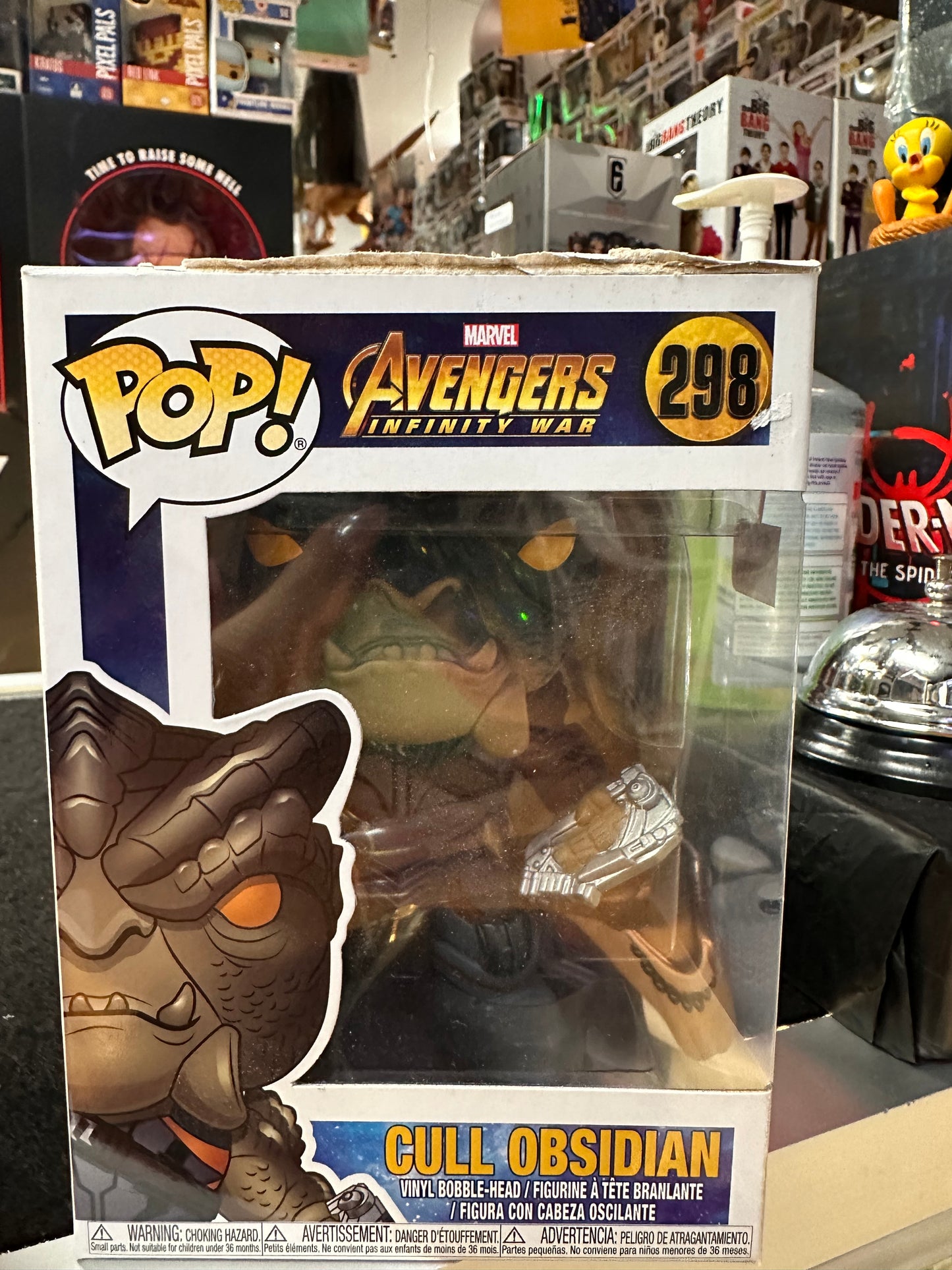 FUNKO POP MARVEL AVENGERS INFINITY WAR CULL OBSIDIAN # 298