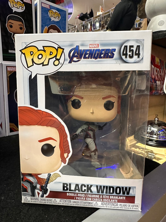 FUNKO POP MARVEL AVENGERS BLACK WIDOW #454