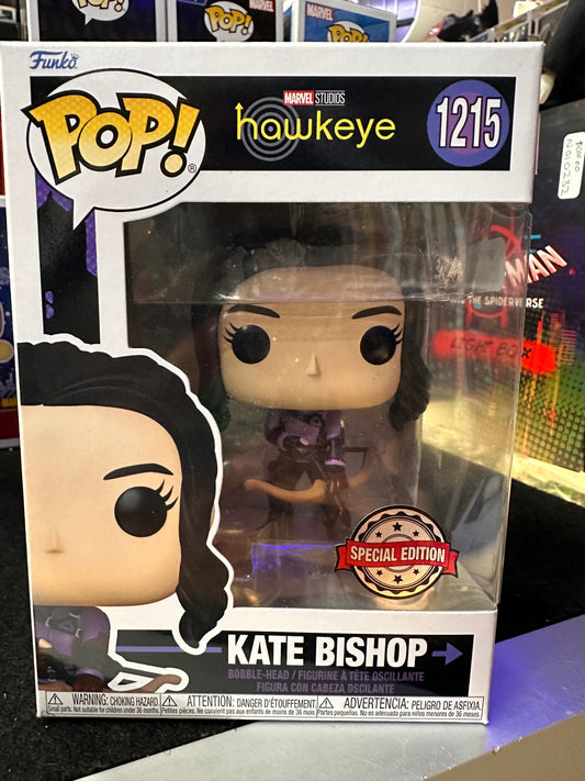 FUNKO POP MARVEL STUDIOS HAWKEYE KATE BISHOP #1215 SPECIAL EDITION