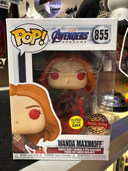 FUNKO POP MARVEL AVENGERS WANDA MAIMOFF #855 SPECIAL EDITION