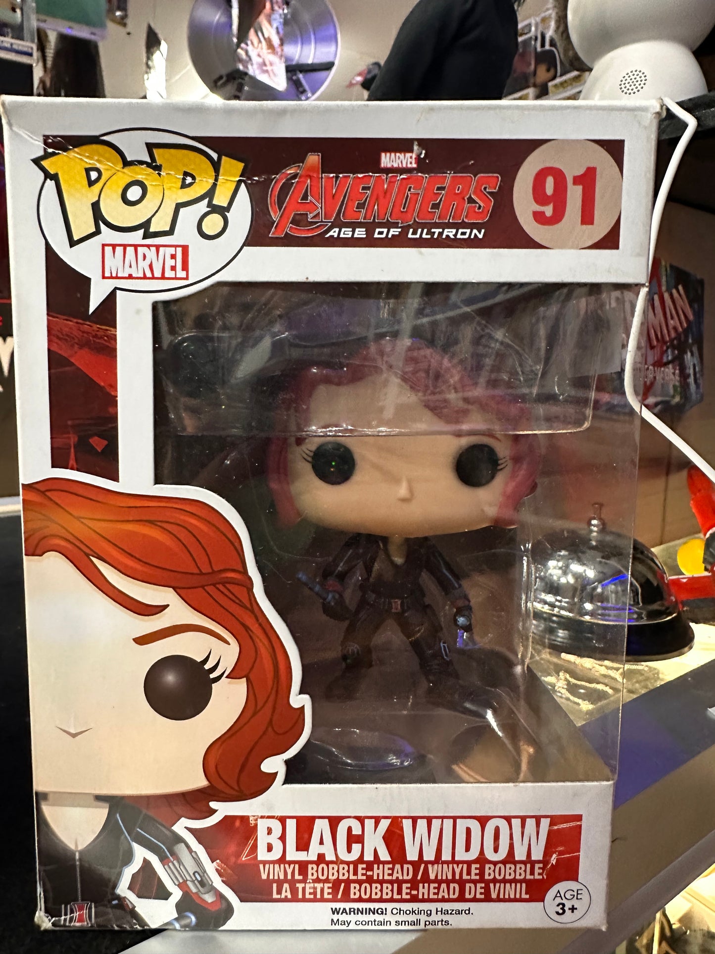 FUNKO POP MARVEL AVENGERS BLACK WIDOW #91