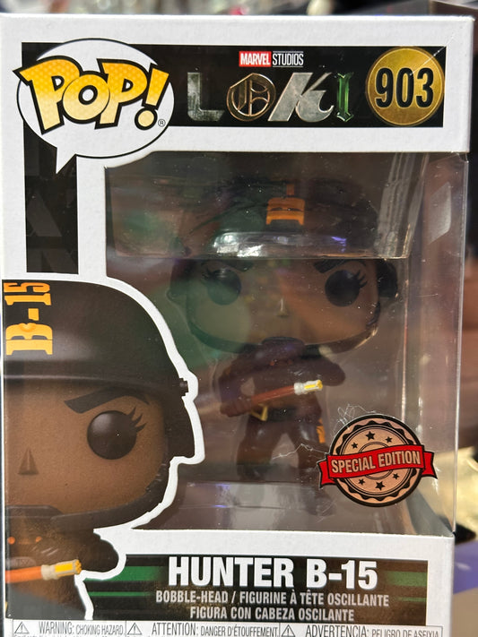 FUNKO POP MARVEL STUDIO LOKI HUNTER B-15 #903 SPECIAL EDITION