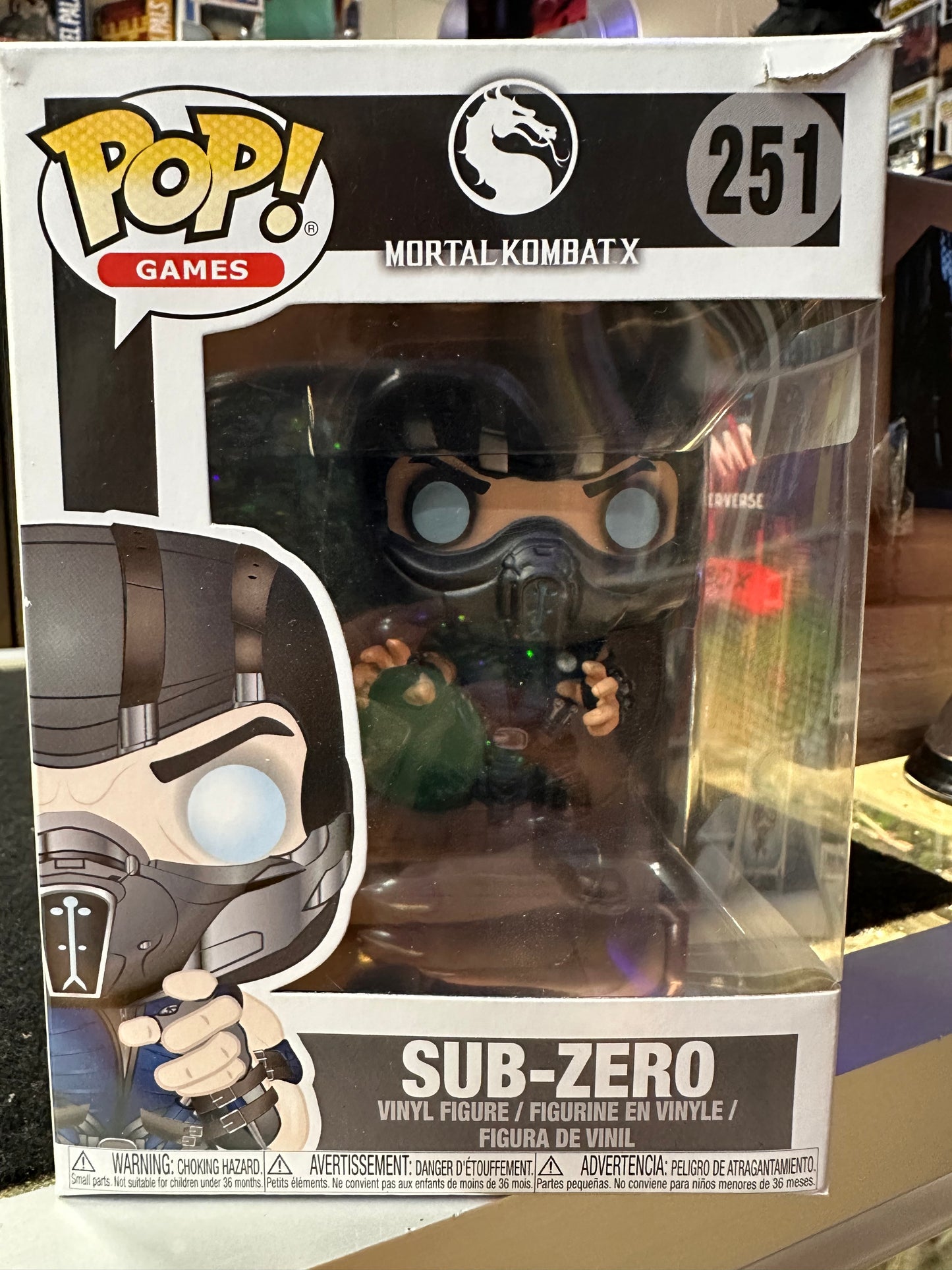 FUNKO POP MORTAL KOMBAT SUB-ZERO #251