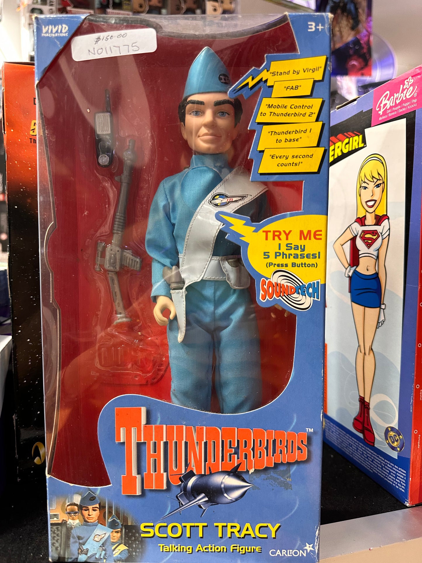 THUNDERBIRDS SCOTT TRACY TALKING ACTION FIGURE