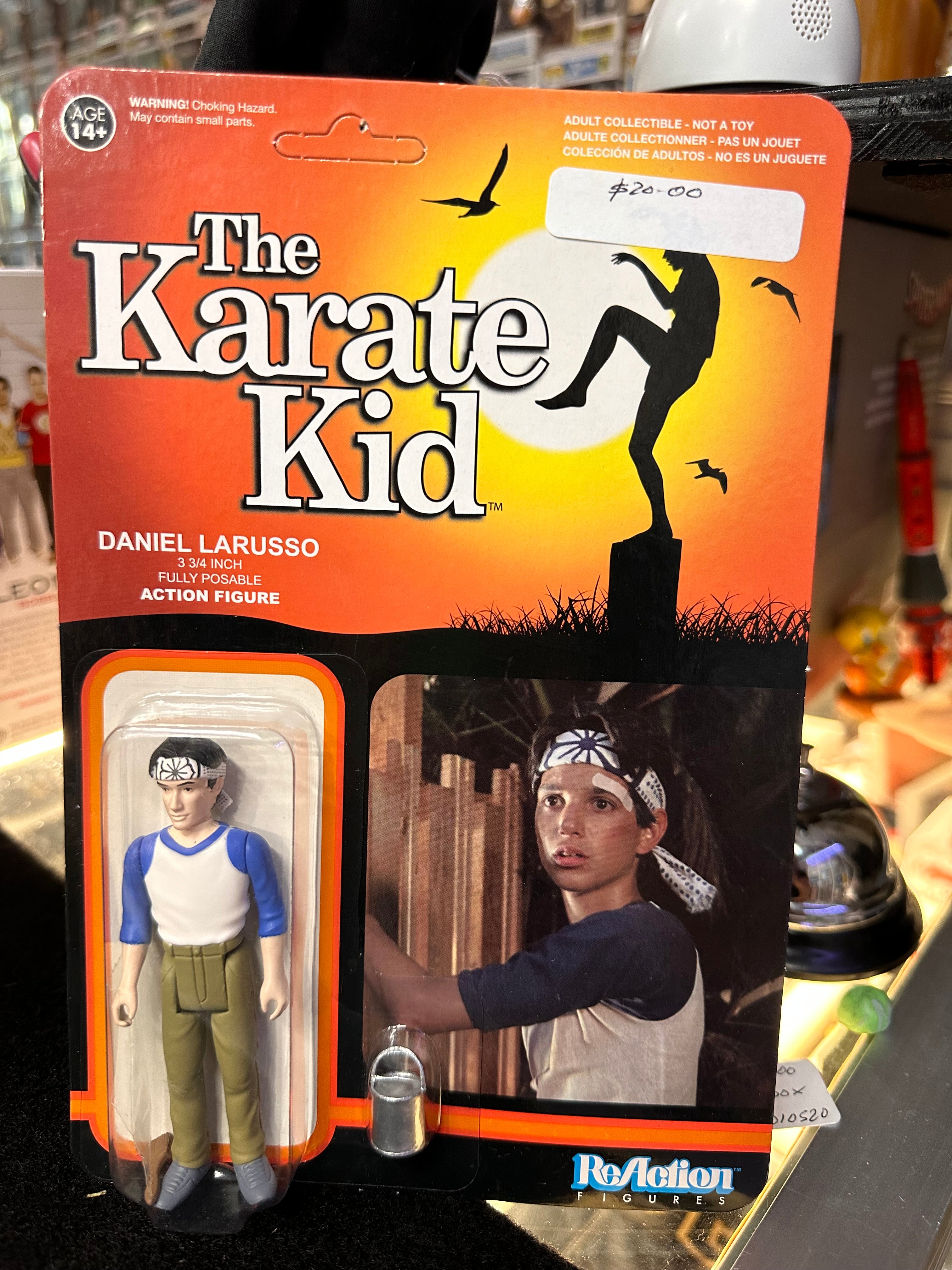 Action Figures Retro Karatê Kid: Sr. Miyagi, Daniel Larusso e Johnny Action Figures Retro Karatê Kid: Sr. Miyagi, Daniel Larusso e Johnny
