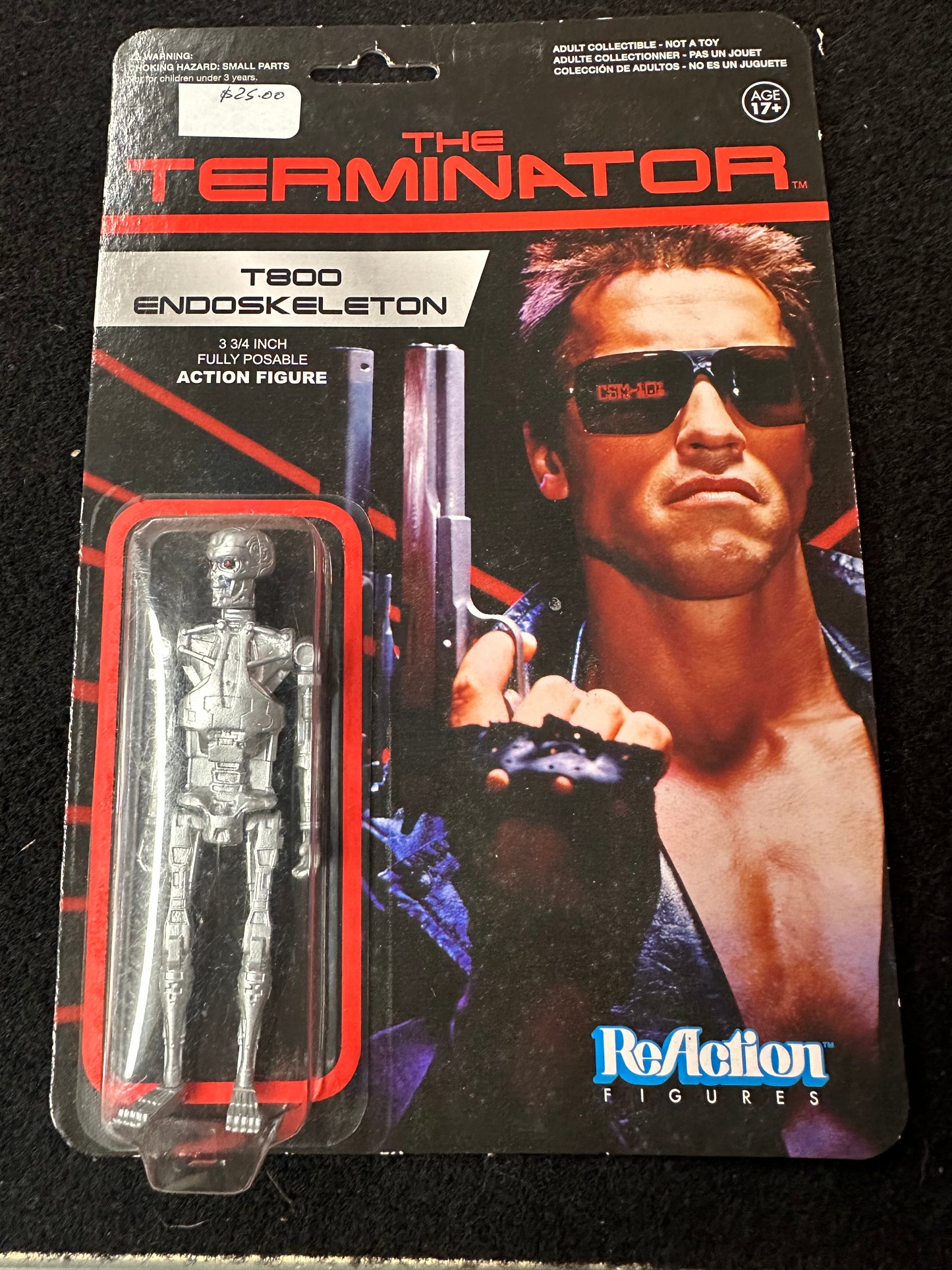 THE TERMINATOR T800 ENDOSKELETON 3 3/4 INCH ACTION FIGURE