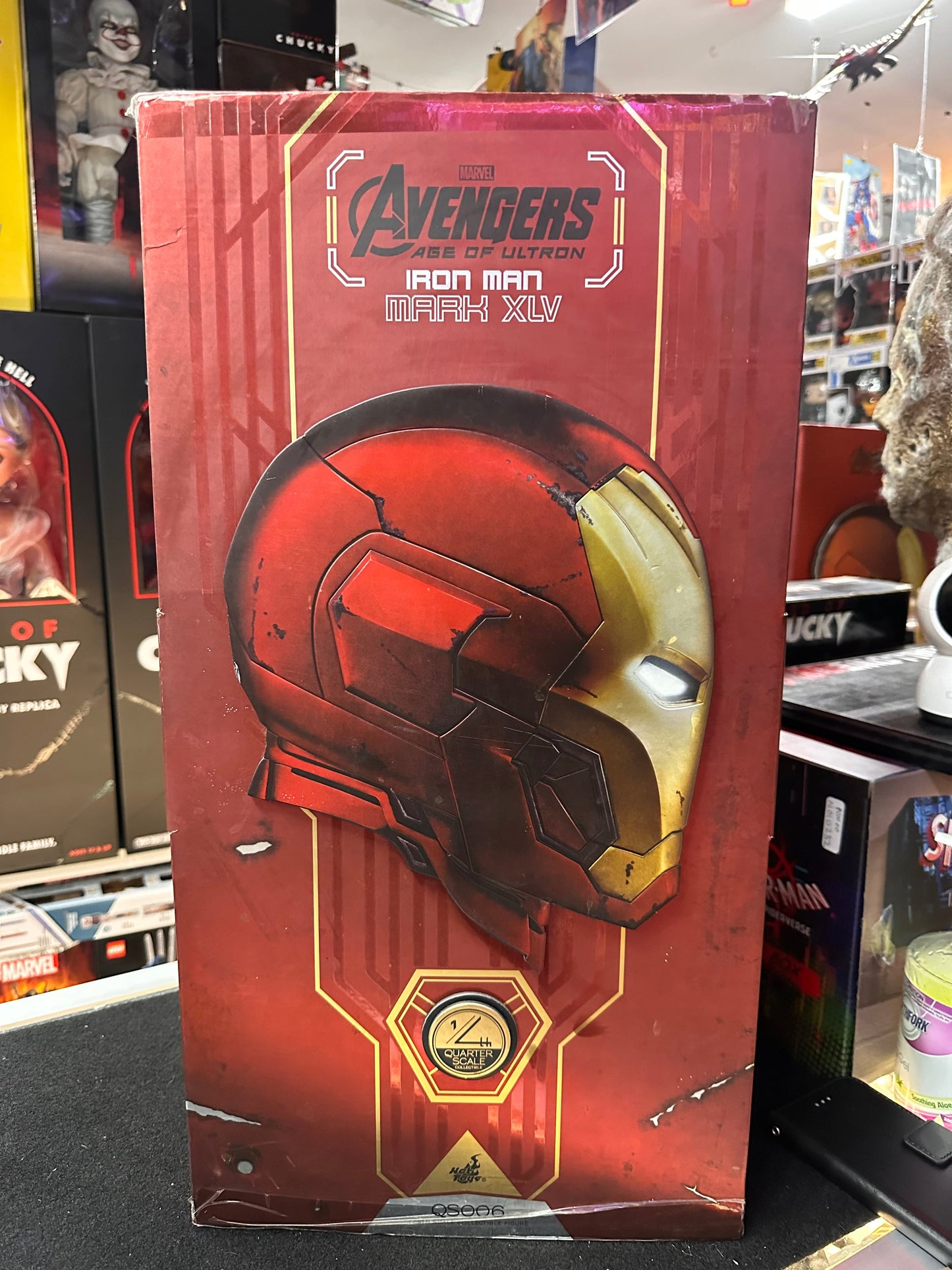 HOT TOYS IRON MAN MARVEL AVENGERS MARK XLV Captain Comics and Collectables Pty Ltd
