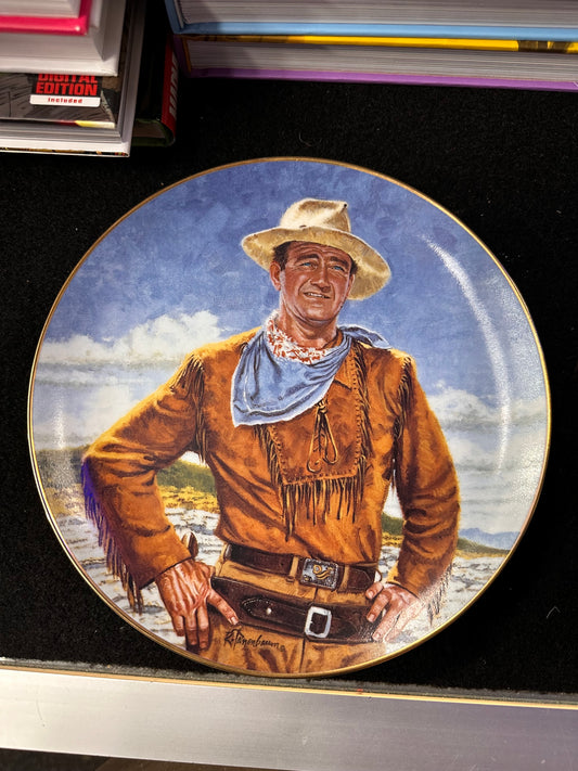 JOHN WAYNE FRANKLIN MINT PLATE