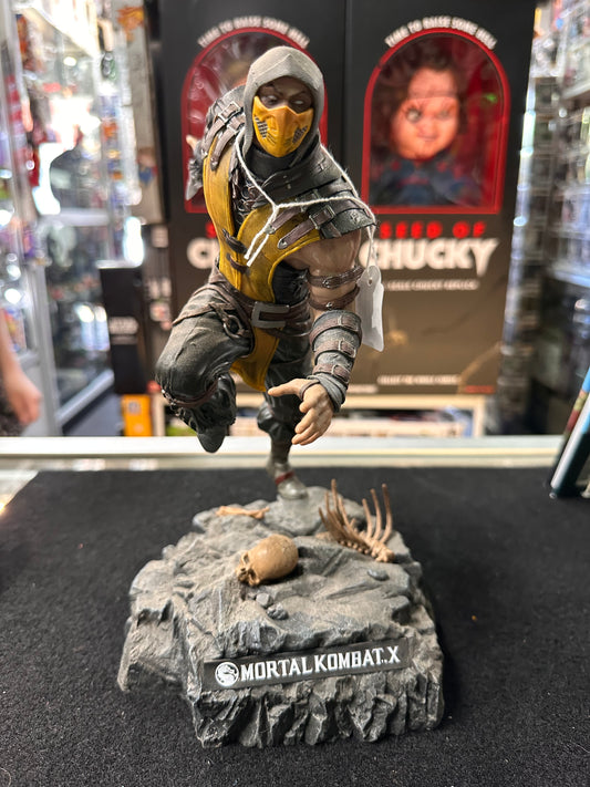 MORTAL KOMBAT X COLLECTOR STATUE SCORPIO FIGURE (NO BOX)