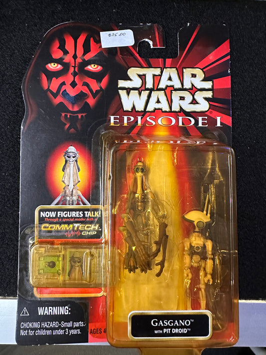 STAR WARS EPISODE 1 GASANO WITH PITT DROID (COMMTECH CHIP)