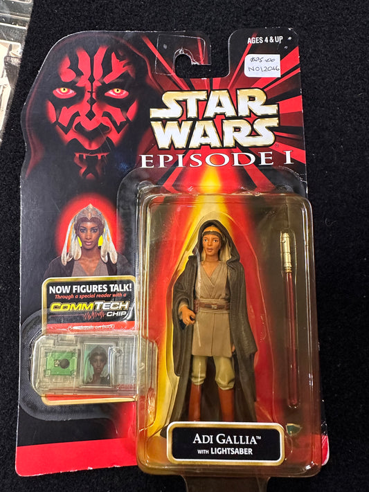 STAR WARS EPISODE 1 ADI GALLIA WITH LIGHTSABER (COMMTECH CHIP)