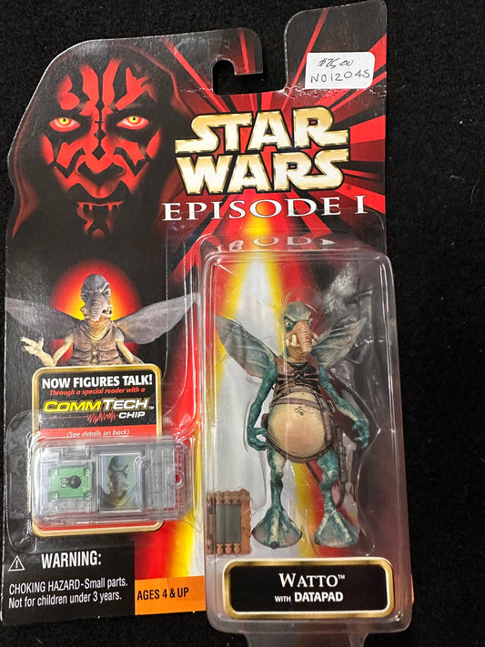 STAR WARS EPISODE 1 WATTO WITH DATAPAD (COMMTECH CHIP)