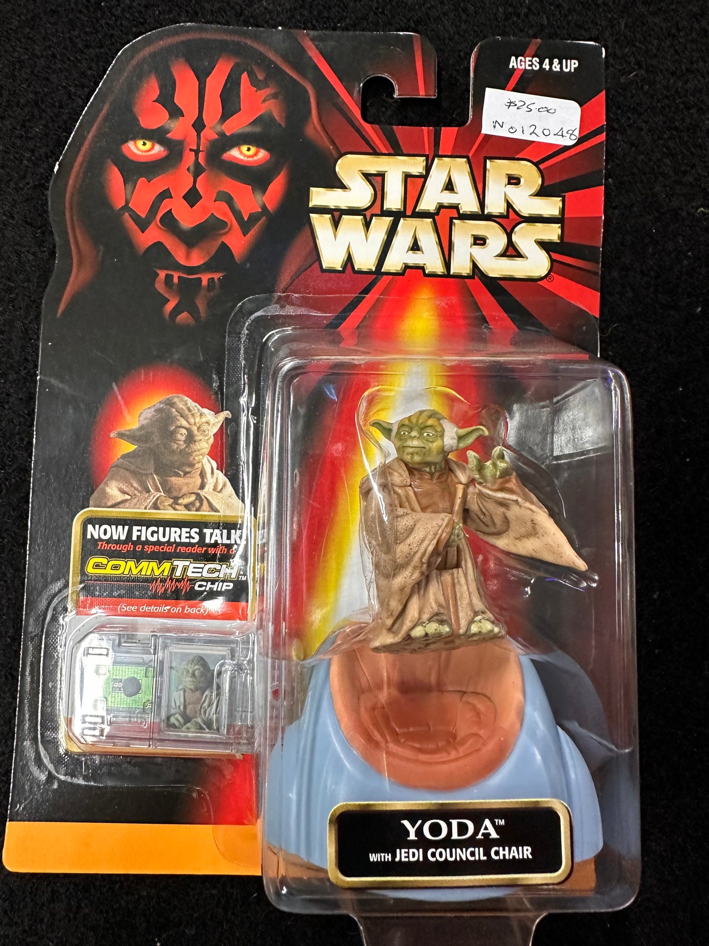 STAR WARS EPISODE 1 YODA WITH JEDI COUNCIL CHAIR (COMMTECH CHIP)