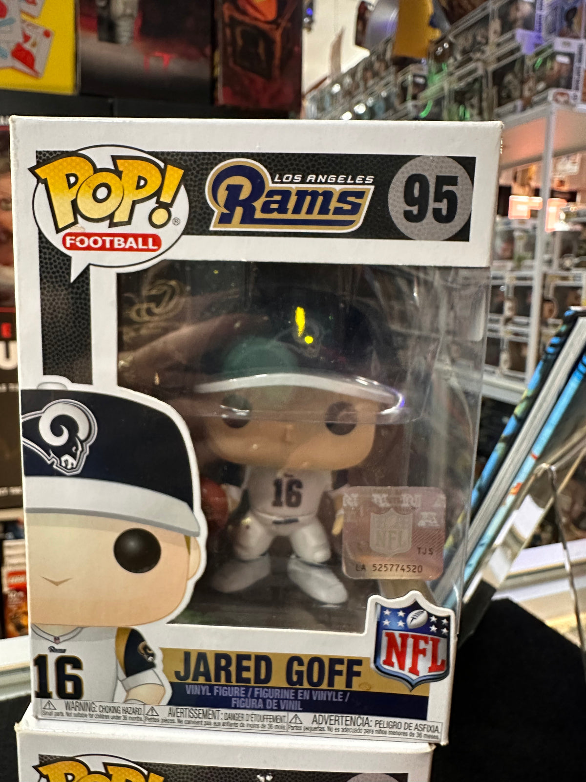 FUNKO POP LOS ANGELES RAMS JARED GOFF NFL #95