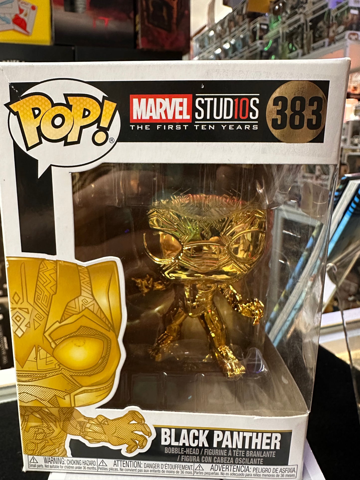 FUNKO POP MARVEL STUDIOS THE FIRST TEN YEARS BLACK PANTHER #383