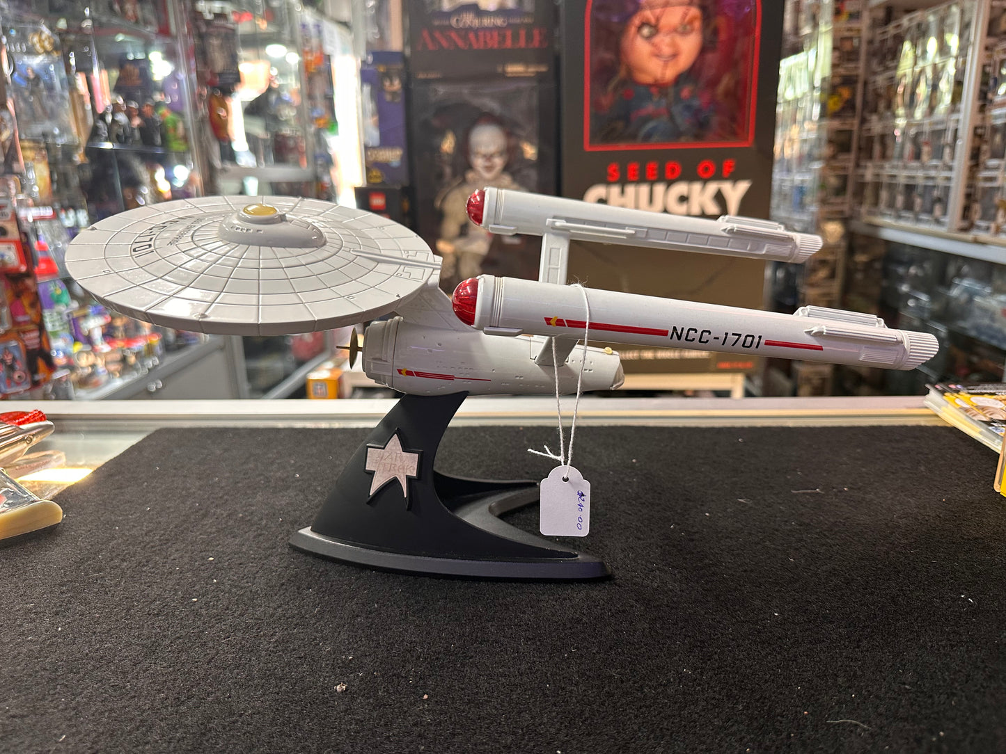 STAR TREK USS ENTERPRISE NCC-1701 DIECAST METAL