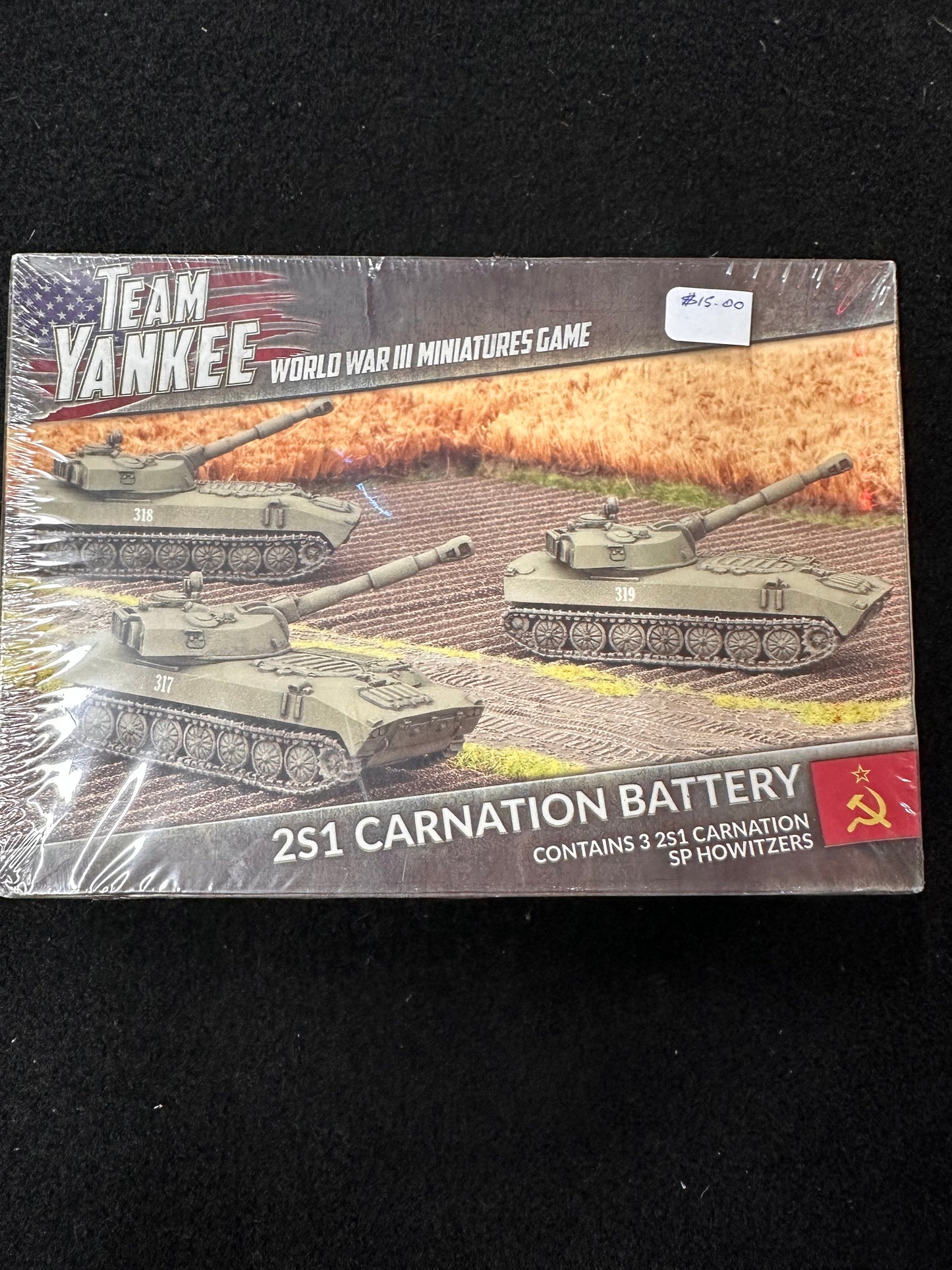 TEAM YANKEE WORLD WAR 111 MINIATURES GAME 2S1 CARNATION BATTERY