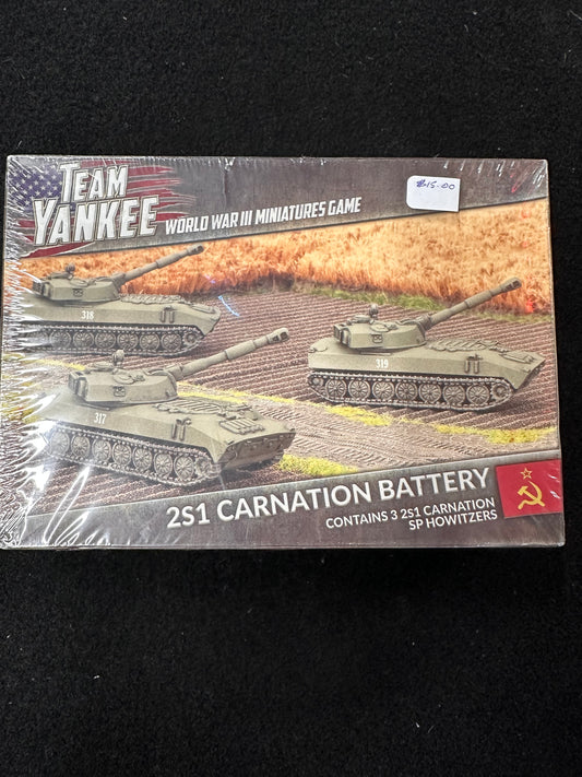 TEAM YANKEE WORLD WAR 111 MINIATURES GAME 2S1 CARNATION BATTERY