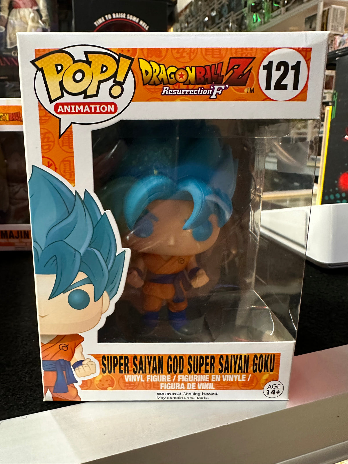 FUNKO POP DRAGON BALL Z SUPER SAIYAN GOD SUPER SAIYAN GOKU #121