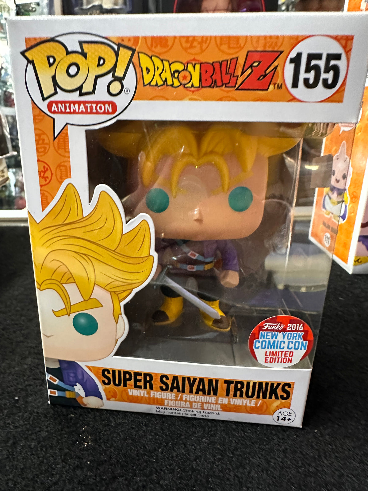 FUNKO POP DRAGON BALL Z SUPER SAIYAN TRUNKS #155