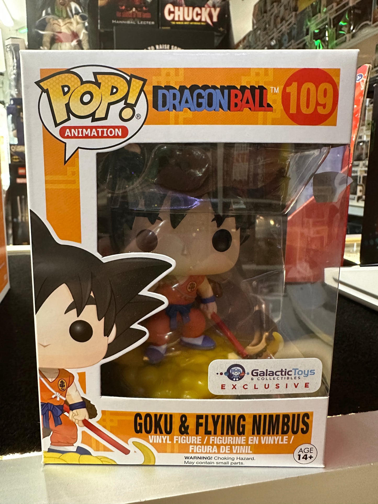 FUNKO POP DRAGON BALL Z GOKU & FLYING NIMBUS #109