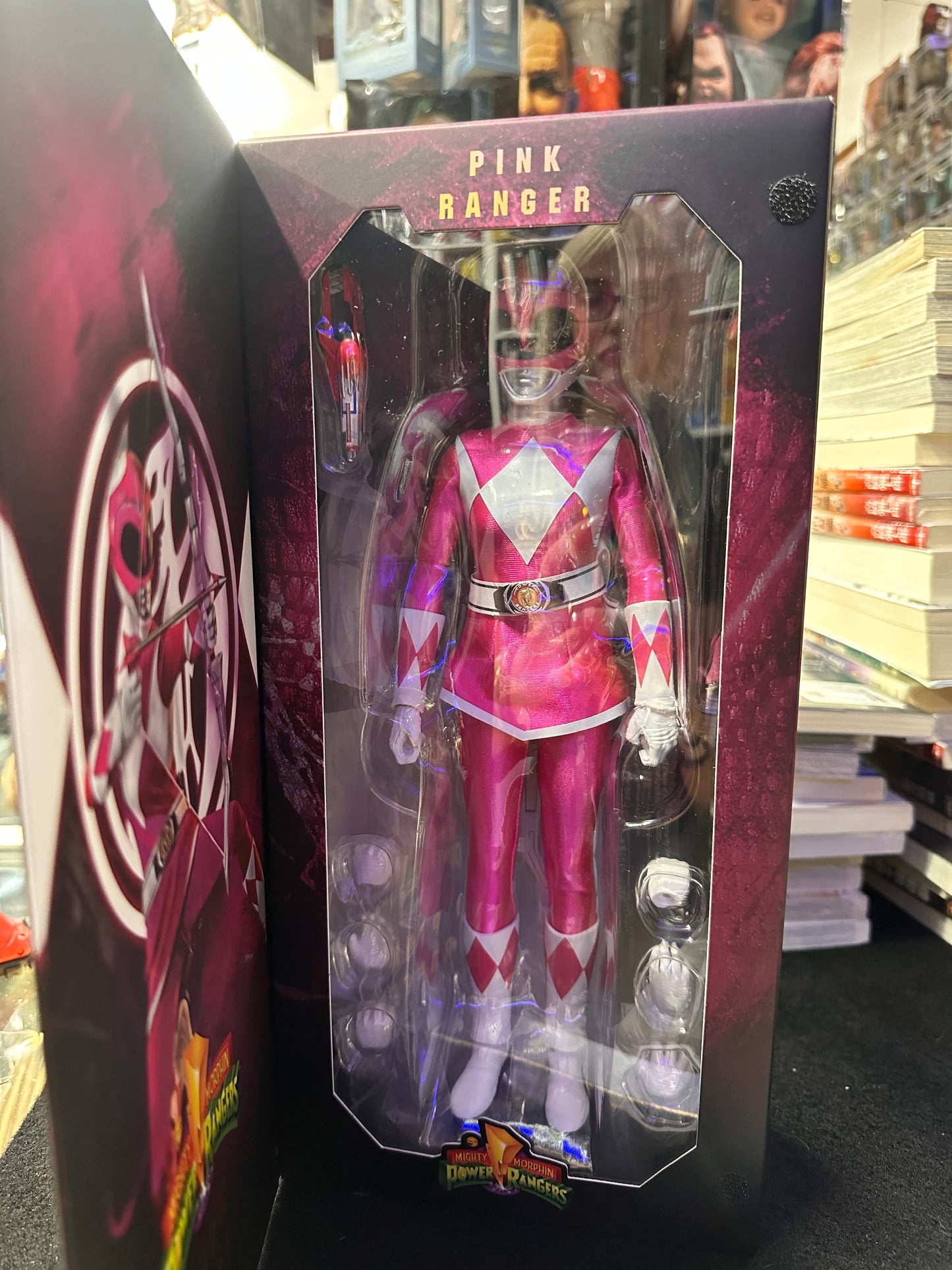 MIGHTY MORPHIN POWER RANGERS PINK RANGER ACTION FIGURE