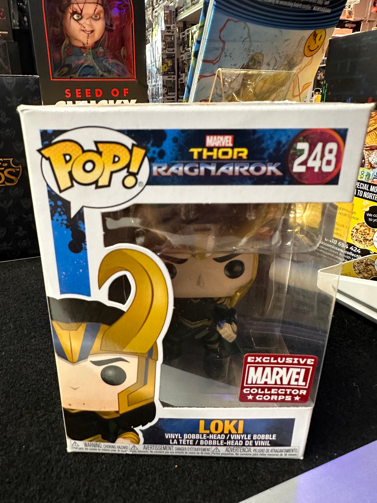 FUNKO POP MARVEL THOR RAGNARÖK LOKI EXCLUSIVE #248