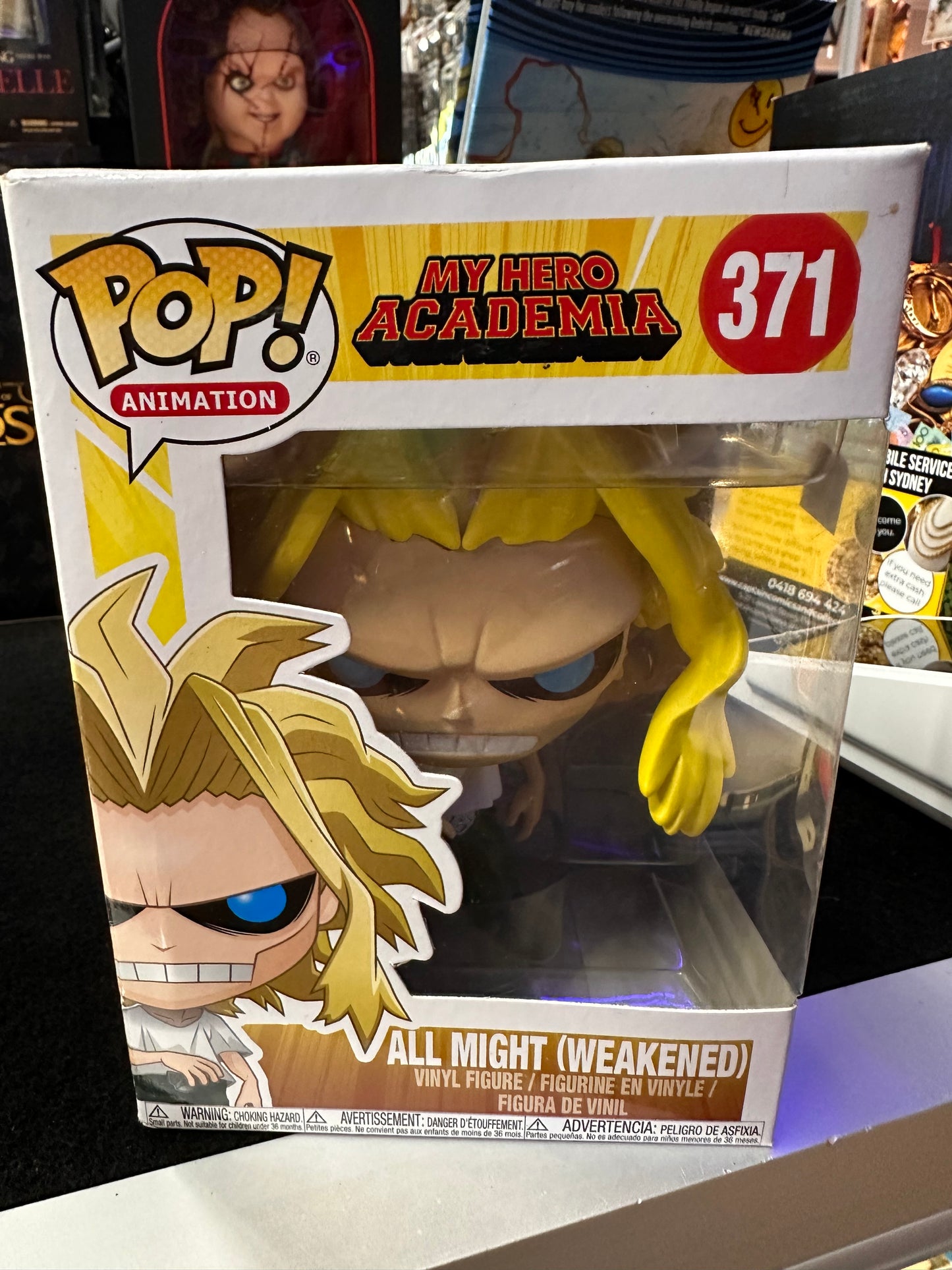 FUNKO POP MY HERO ACADEMIA ALL MIGHT (WEAKENED) #371